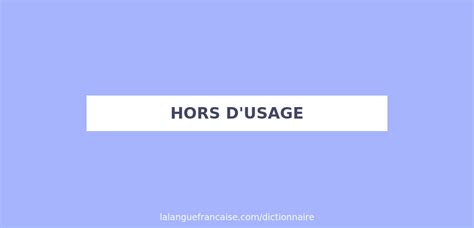 hors d'usage mots fléchés|Définition Hors .